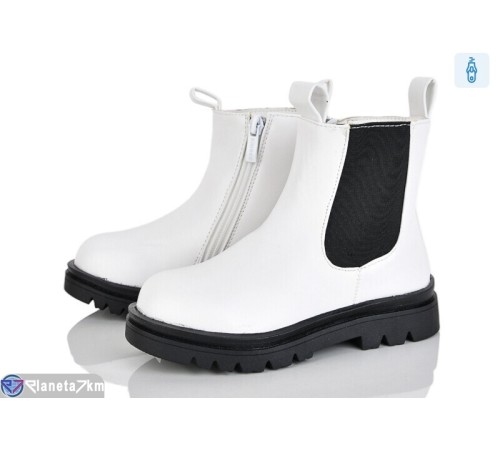 Черевики дитячі на весну/осінь (8 пар р.26-31) білий  "Laifakids"