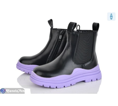 Черевики дитячі на весну/осінь (8 пар р.26-31) чорний  "Laifakids"