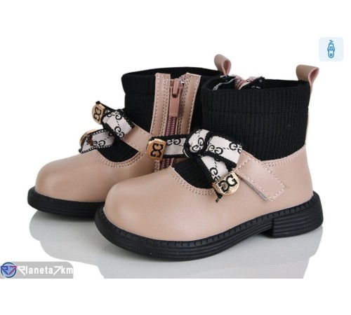 Черевики дитячі на весну/осінь (8 пар р.21-25) бежевий  "Laifakids"