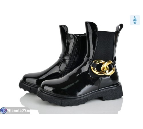 Черевики дитячі на весну/осінь (8 пар р.32-37) чорний  "Laifakids"