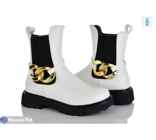 Черевики дитячі на весну/осінь (8 пар р.32-37) білий  "Laifakids"