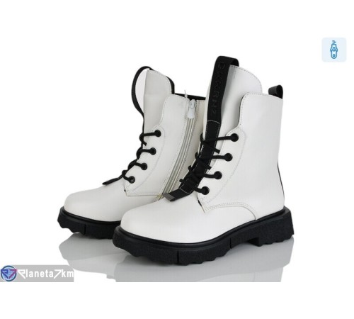 Черевики дитячі на весну/осінь (8 пар р.32-37) білий  "Laifakids"