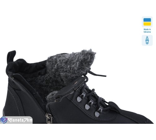 Черевики чоловічі на зиму (6 пар р.41-45) чорний  "LUCKY"