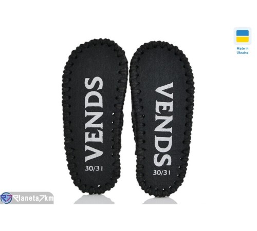 Тапки дитячі на весну/осінь (9 пар р.30-35) чорний  "Activ"