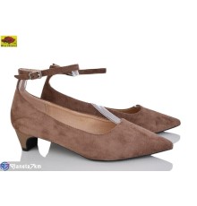 Туфлі жіночі на весну/осінь (6 пар р.36-40) коричневий  "Mei De Li"