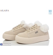 Кросівки жіночі на зиму (8 пар р.36-41) бежевий  "Latifa"