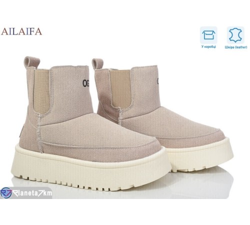 Уггі жіночі на зиму (8 пар р.36-41) бежевий  "Latifa"