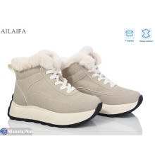 Кросівки жіночі на зиму (8 пар р.36-41) бежевий  "Latifa"