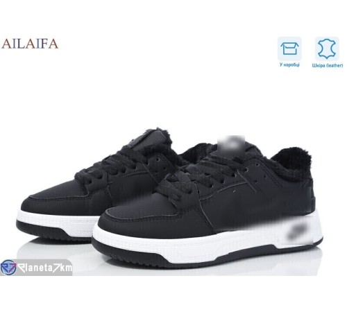 Кросівки жіночі на зиму (8 пар р.36-41) чорний  "Latifa"