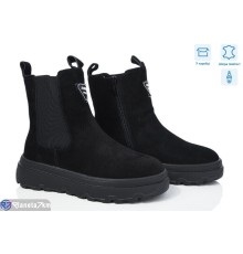 Черевики жіночі на зиму (6 пар р.36-41) чорний  "Normashoes"