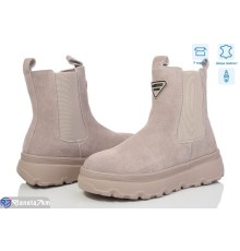 Черевики жіночі на зиму (6 пар р.36-41) бежевий  "Normashoes"