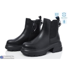 Черевики жіночі на зиму (6 пар р.36-41) чорний  "Normashoes"