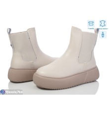 Черевики жіночі на зиму (6 пар р.36-41) бежевий  "Normashoes"