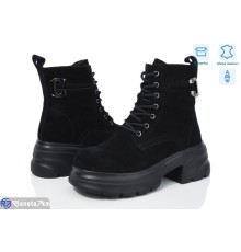 Черевики жіночі на зиму (6 пар р.36-41) чорний  "Normashoes"