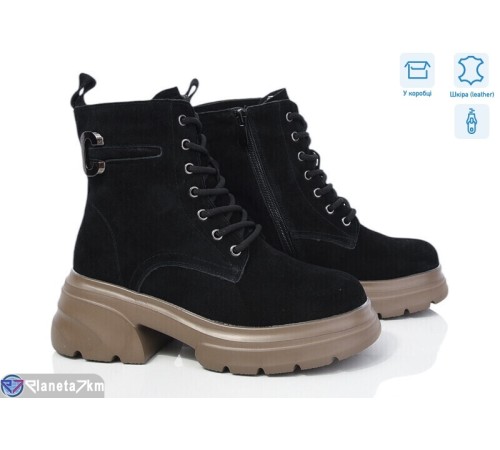 Черевики жіночі на зиму (6 пар р.36-41) чорний  "Normashoes"