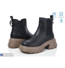 Черевики жіночі на зиму (6 пар р.36-41) чорний  "Normashoes"