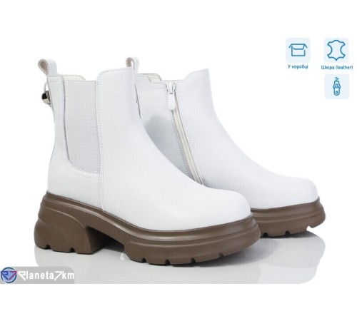 Черевики жіночі на зиму (6 пар р.36-41) білий  "Normashoes"