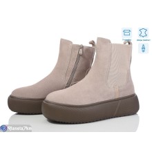 Черевики жіночі на зиму (6 пар р.36-41) бежевий  "Normashoes"