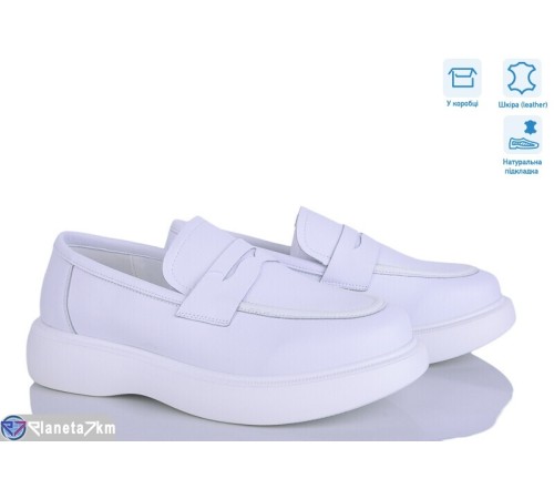 Туфлі жіночі на весну/осінь (8 пар р.36-41) білий  "HoRIK"