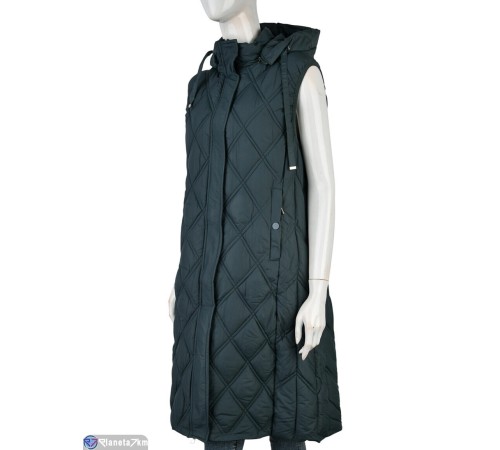 Жилетка жіноча на весну/осінь (5 шт. р.сетка XL-5XL) зелений  "Kalabok"