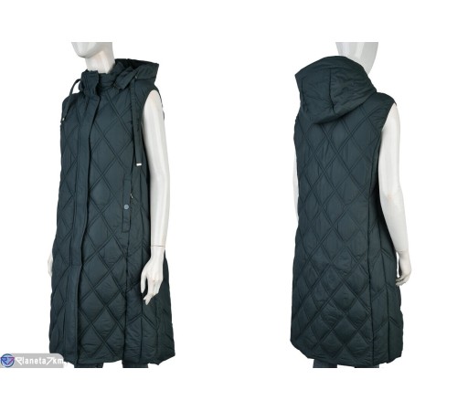 Жилетка жіноча на весну/осінь (5 шт. р.сетка XL-5XL) зелений  "Kalabok"