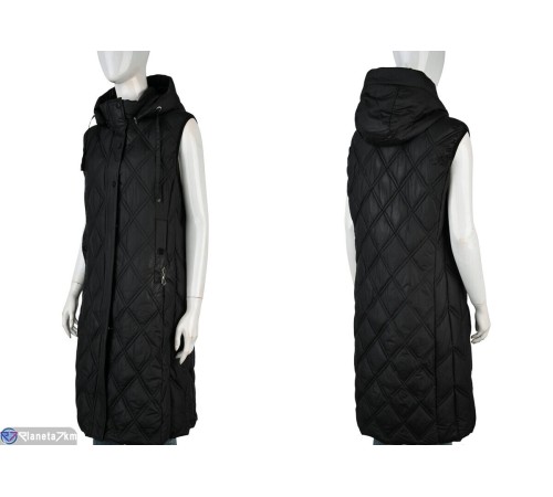 Жилетка жіноча на весну/осінь (5 шт. р.сетка XL-5XL) чорний  "Kalabok"