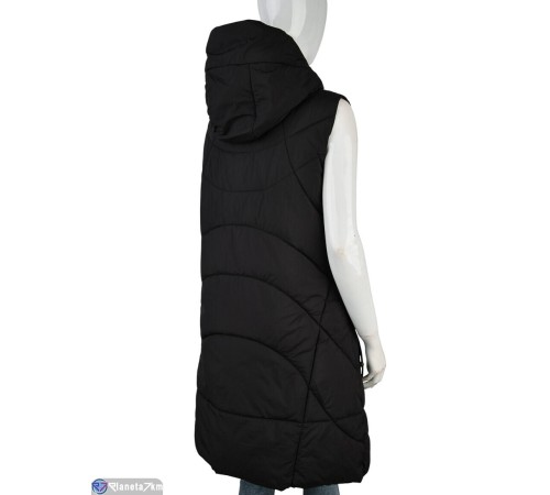 Жилетка жіноча на весну/осінь (5 шт. р.сетка M-2XL) чорний  "Kalabok"