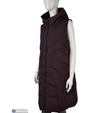 Жилетка жіноча на весну/осінь (5 шт. р.сетка M-2XL) бордовий  "Kalabok"