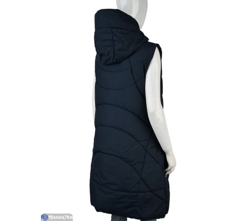 Жилетка жіноча на весну/осінь (5 шт. р.сетка M-2XL) синій  "Kalabok"