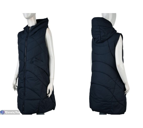 Жилетка жіноча на весну/осінь (5 шт. р.сетка M-2XL) синій  "Kalabok"