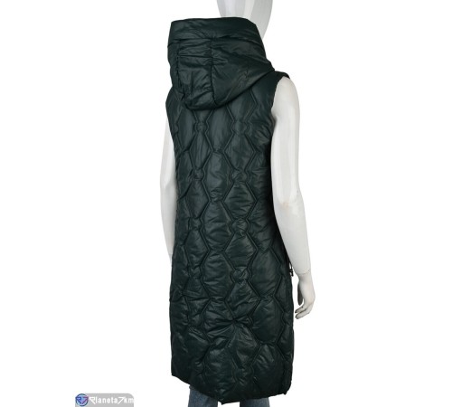 Жилетка жіноча на весну/осінь (5 шт. р.сетка XL-5XL) зелений  "Kalabok"