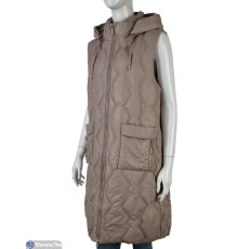 Жилетка жіноча на весну/осінь (5 шт. р.сетка XL-5XL) бежевий  "Kalabok"