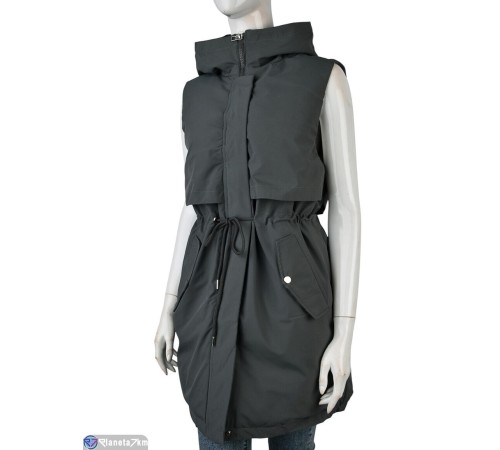 Жилетка жіноча на весну/осінь (5 шт. р.сетка 48-56) сірий  "Kalabok"