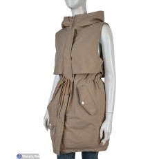 Жилетка жіноча на весну/осінь (5 шт. р.сетка 48-56) коричневий  "Kalabok"