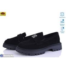 Туфлі жіночі на весну/осінь (8 пар р.36-41) чорний  "Mei De Li"