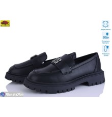 Туфлі жіночі на весну/осінь (8 пар р.36-41) чорний  "Mei De Li"