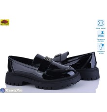 Туфлі жіночі на весну/осінь (8 пар р.36-41) чорний  "Mei De Li"