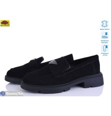 Туфлі жіночі на весну/осінь (8 пар р.36-41) чорний  "Mei De Li"