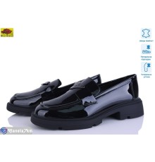 Туфлі жіночі на весну/осінь (8 пар р.36-41) чорний  "Mei De Li"