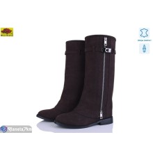 Чоботи жіночі на весну/осінь (6 пар р.36-40) коричневий  "Mei De Li"