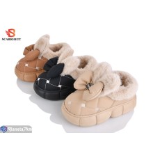Тапки жіночі на зиму (12 пар р.36-41) мікс  "SCARRHETT"