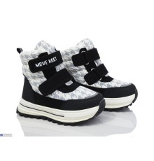 Дутики дитячі на зиму (8 пар р.27-32) сірий  "Normashoes"