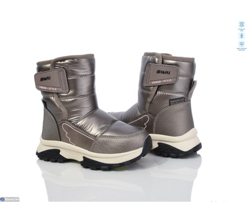 Дутики дитячі на зиму (8 пар р.27-32) графіт  "Normashoes"