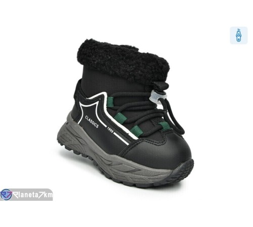 Черевики дитячі на зиму (8 пар р.22-27) чорний  "Normashoes"