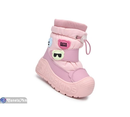 Дутики дитячі на зиму (8 пар р.23-28) рожевий  "Normashoes"