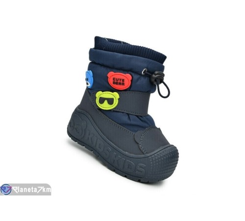 Дутики дитячі на зиму (8 пар р.23-28) синій  "Normashoes"