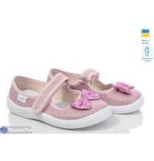 Тапки дитячі на весну/осінь (7 пар р.24-30) рожевий  "LIBERTE"