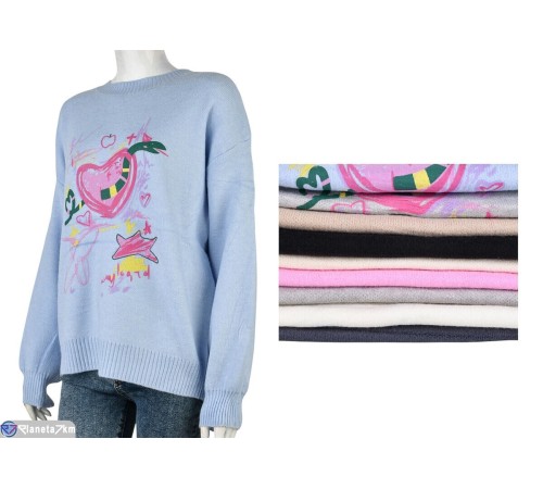 Кофта жіноча на весну/осінь (10 шт. р.сетка One size) мікс  "Mirella"