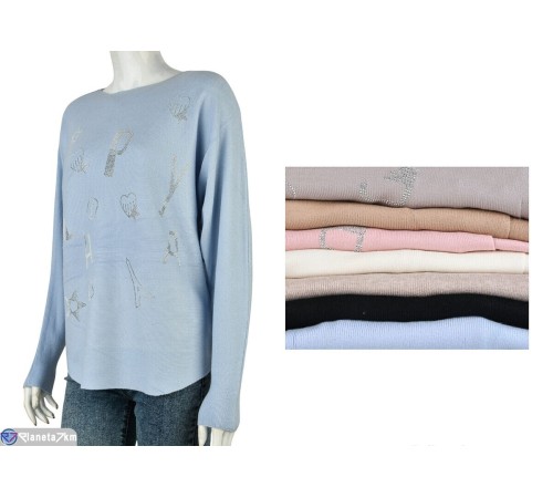 Кофта жіноча на весну/осінь (10 шт. р.сетка One size) мікс  "Mirella"