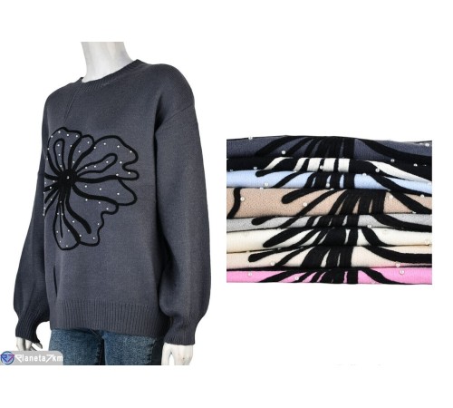 Кофта жіноча на весну/осінь (10 шт. р.сетка One size) мікс  "Mirella"